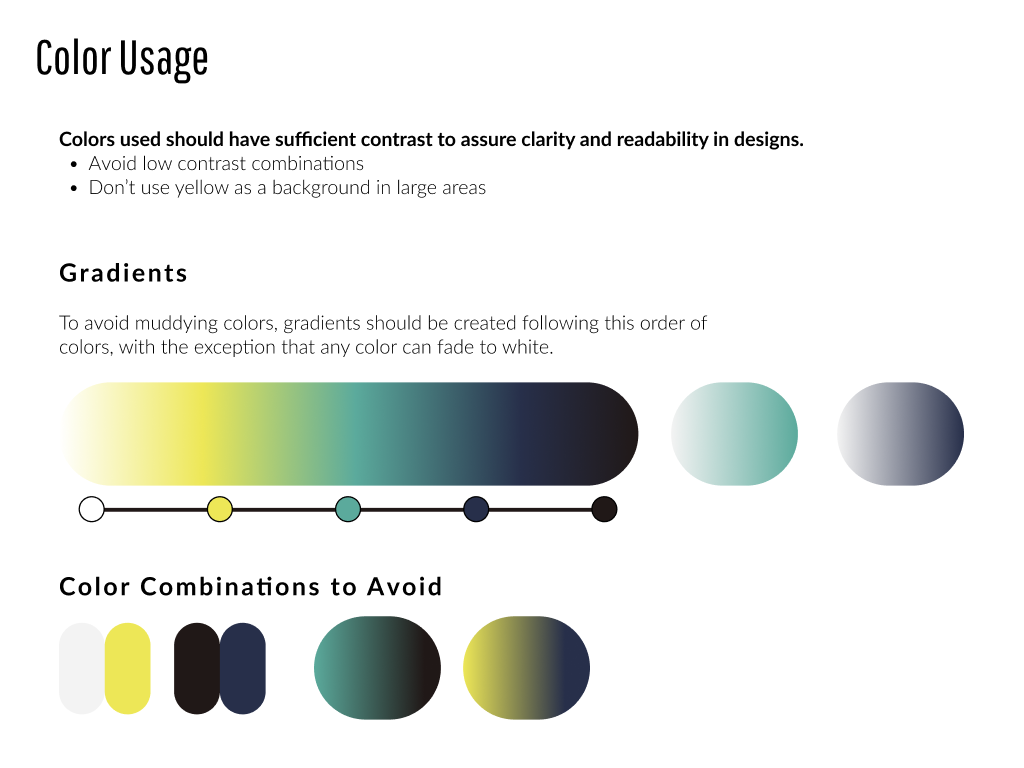 style guide color usage